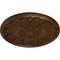 Ekena Millwork Fairfax Ceiling Medallion, Hand-Painted Root Beer Crackle, 29 7/8"OD x 1 3/8"P CM29FARBC - alternate 2